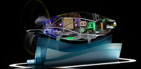 Prototipo del motor de hidrógeno líquido diseñado por Airbus