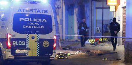 Un vehículo de la Policía Local de Castellón en un suceso