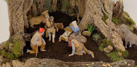 Pesebre instalado en el Parlament en el 2021