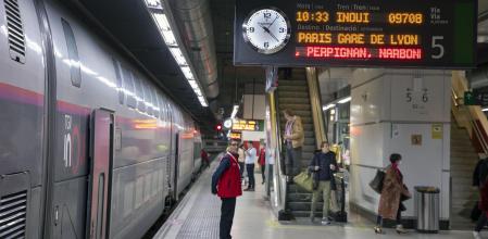 PRIMER TRAYECTO BARCELONA-PARIS DE LA COMPAÑIA FRANCESA DE TREN  TGV INOUI DESDE LA ESTACIÓN DE SANTS.