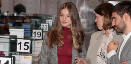 La princesa Leonor conoció el trabajo de Cruz Roja durante su visita a la sede central