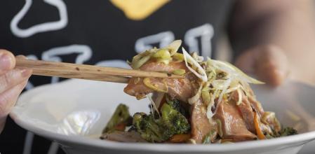 Salteado salmon de Gipsy Chef