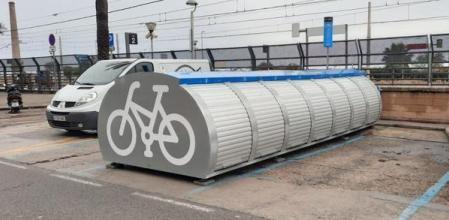 Estación de Bicibox en Montgat.