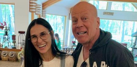 Demi Moore y Bruce se estrenarán en su papel de abuelos el próximo año.