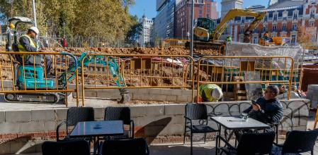 Imagen de la remodelación de la madrileña plaza de España, realizada por el Ayuntamiento de Madrid