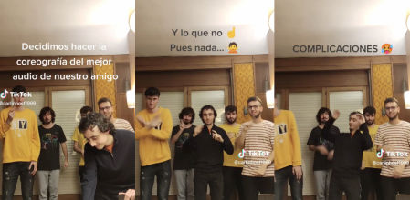 El hilarante vídeo de un grupo de jóvenes haciendo una coreografía del mejor audio que les ha enviado un amigo