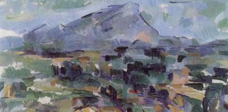 La montaña Sainte-Victoire, 1905.