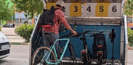 Así son los módulos de almacenamiento para bicicletas que instalará FCC.