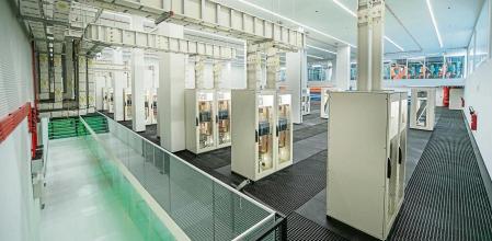 Obras de construcción del superordenador MareNostrum 5 en el Barcelona Supercomputing Center (BSC-CNS)