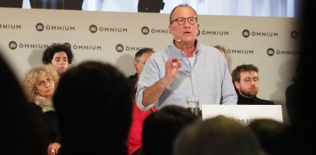 Xavier Antich este sábado durante la asamblea general ordinaria de Òmnium