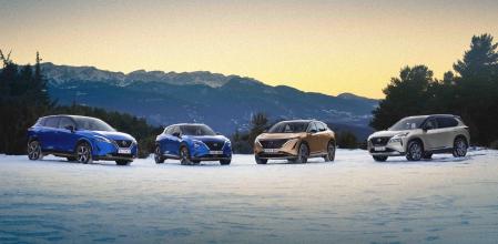 Gama nissan SUV (de izquierda a derecha): Qashqai, Juke, Ariya y X-Trail&nbsp;