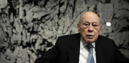 Jordi Pujol este miércoles en Ona Llibres, en la presentación de su primer libro, reeditado ahora por Comanegra