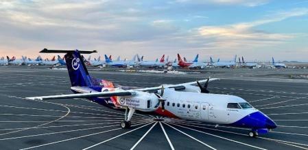 El Dash 8-300 de Universal Hydrogen ya realiza los primeros vuelos de prueba