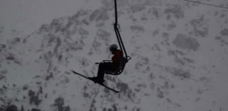 La nieve también es un medio para el ocio en la Vall d'Aran.