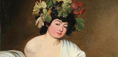 Baco, por Caravaggio