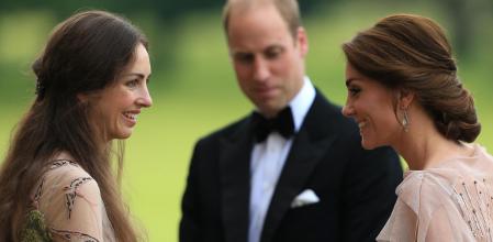 Britain's Prince William and Kate Middleton , Duchess of Cambridge with Rose Hanbury attending a gala in support of East Anglia's Children'sHospices'