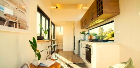 Los materiales de calidad están presentes en todos los espacios.