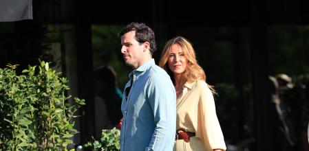 Iñigo Onieva and his mother Carolina Molas in Madrid, Otober 09 2022