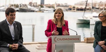 Patricia Guasp, en la rueda de prensa posterior al comité nacional celebrado en Valencia