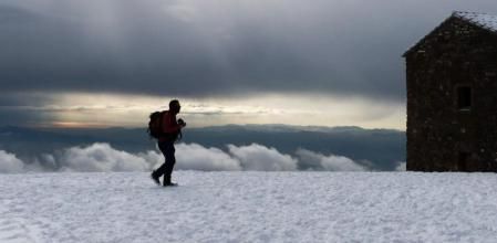 Nieve en la Mola.