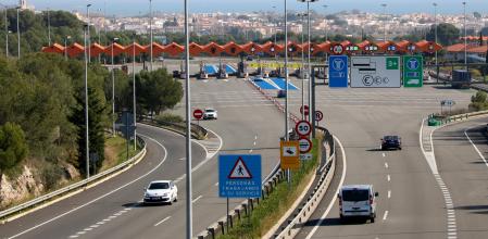 Peaje de la C-32 en Cubelles