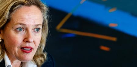 La vicepresidenta económica del Gobierno, Nadia Calviño