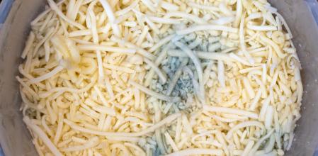 queso rallado con moho