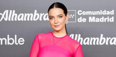 Model Laura Escanes  at photocall for Idolo awards in Madrid on Thursday, 9 March 2023.