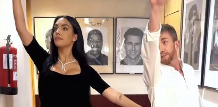 Georgina enseña pasos de ballet a Pablo Motos