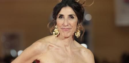 Paz Padilla posando para los fotógrafos