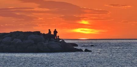 Nubes lenticulares en Fuengirola.