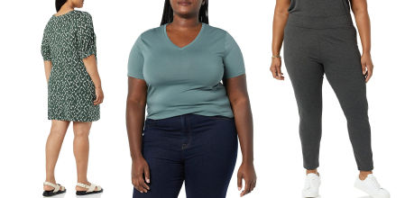 Ropa de tallas grandes de la marca Amazon Aware.