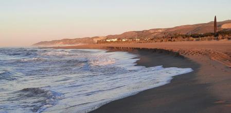 Regresión de la playa de Gavà.