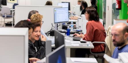 Una oficina de la Agencia Tributaria en Valladolid