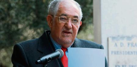 Homenaje a Tomas y Valiente en el Tribunal Constitucional Foto Emilia Gutierrz 14/02/2023 Conde pumpido presidente del tribunal constitucional