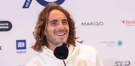 Stéfanos Tsitsipás, este lunes en el RCTB