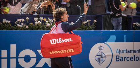 Feliciano López, emocionado, se despide del RCRB, este martes