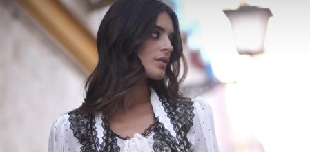 Susana Molina con su 'look' para la Feria de Abril de Sevilla