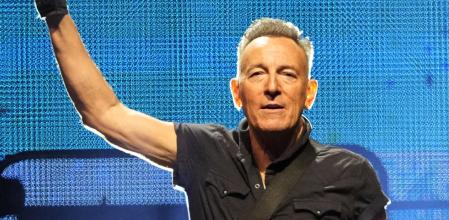 El músico y cantante estadounidense Bruce Springsteen en su concierto en Barcelona en 2023. 