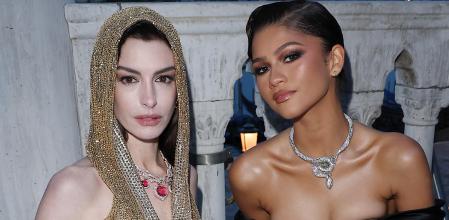 Anne Hathaway y Zendaya en la fiesta de Bvlgari en Venecia
