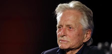 Michael Douglas en un momento de la charla