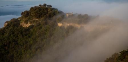 Nieblas en torno a Sant Martí Xic.