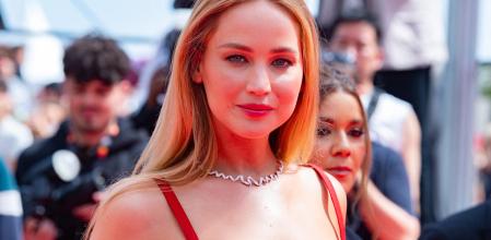 La actriz Jennifer Lawrence en la premiere de Anatomie d'une Chute en el Festival de Cannes