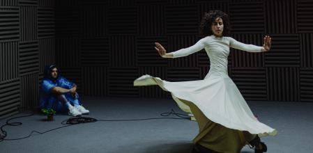 Una escena de 'Desert', de la companyia Atresbandes, que s'estrena al Teatre Lliure