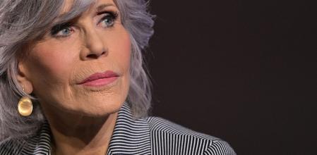 Jane Fonda durante la charla en la sala Buñuel