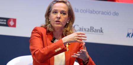 Nadia Calviño, en su intervención este miércoles en el Cercle d'Economia