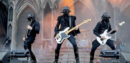 Un momento de la actuación de Ghost ayer en el Fòrum