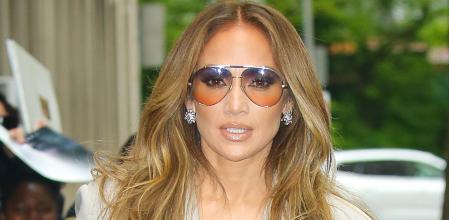 La actriz y cantante Jennifer Lopez en Nueva York