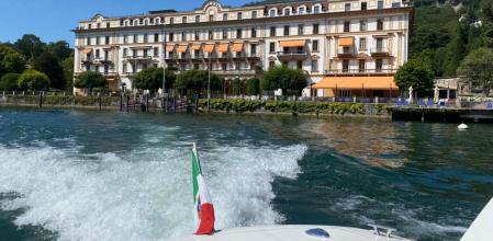El hotel Villa d'Este disfruta de una ubicación privilegiada y vistas al lago