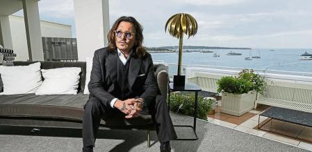 Johnny Depp poses for portrait photographs for the film 'Jeanne du Barry', at the 76th international film festival, Cannes, southern France, Wednesday, May 17, 2023. (Photo by Joel C Ryan/Invision/AP)